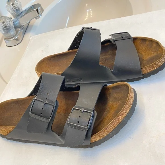 Birkenstock Arizona Women’s Size 9, Men’s Size 7 good condition good bottom - Picture 9 of 10